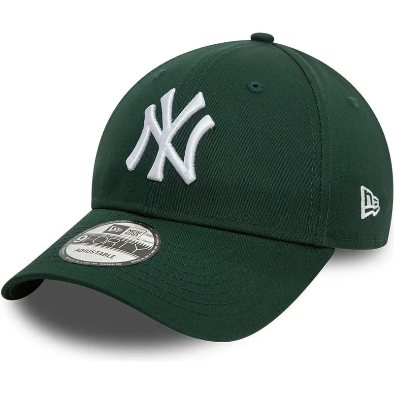 New York Yankees Womens League Essential 9FORTY Green/White Adjustable
